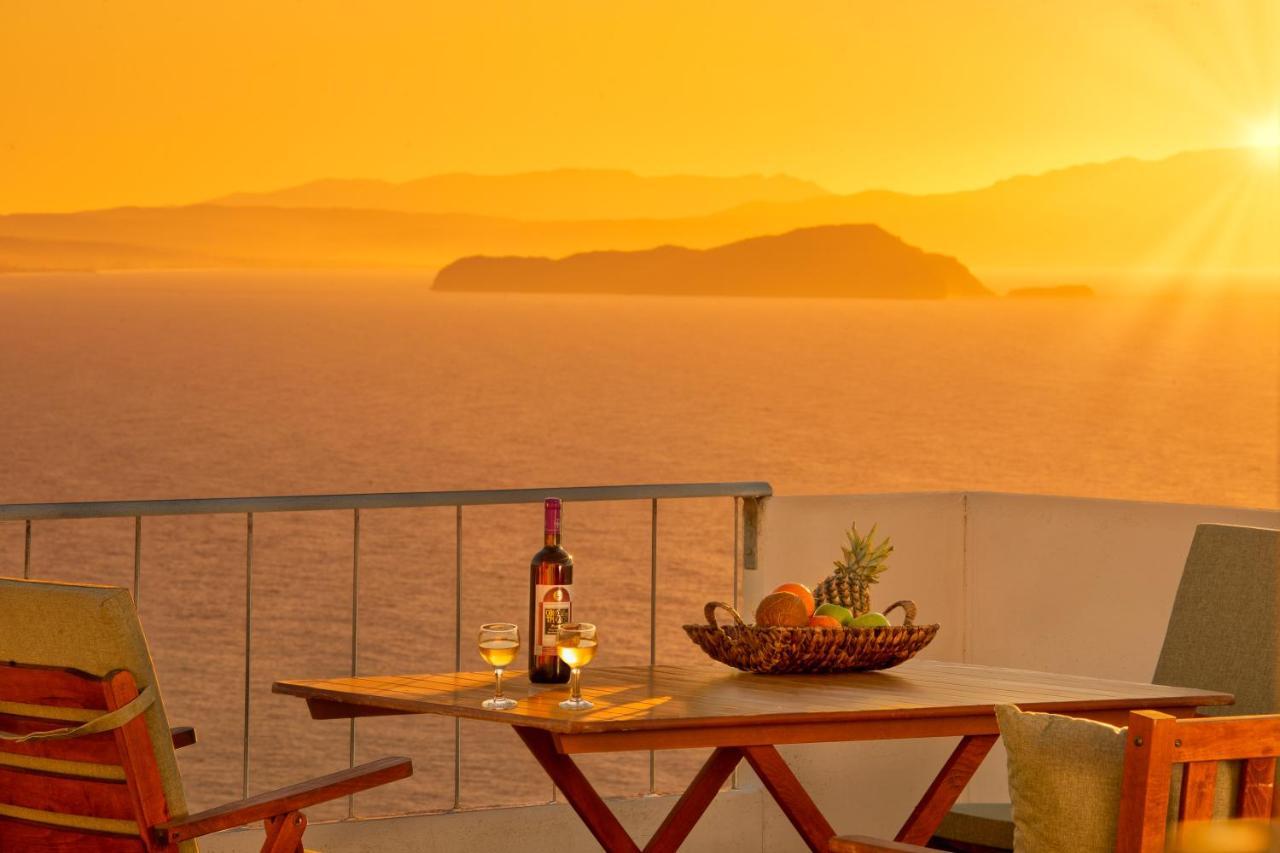 Sunset Home With Sea View Chania  Luaran gambar